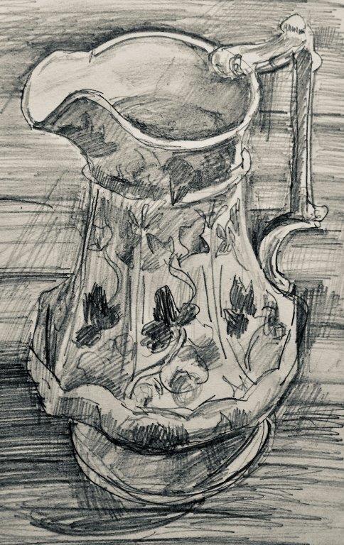 drawing of jug