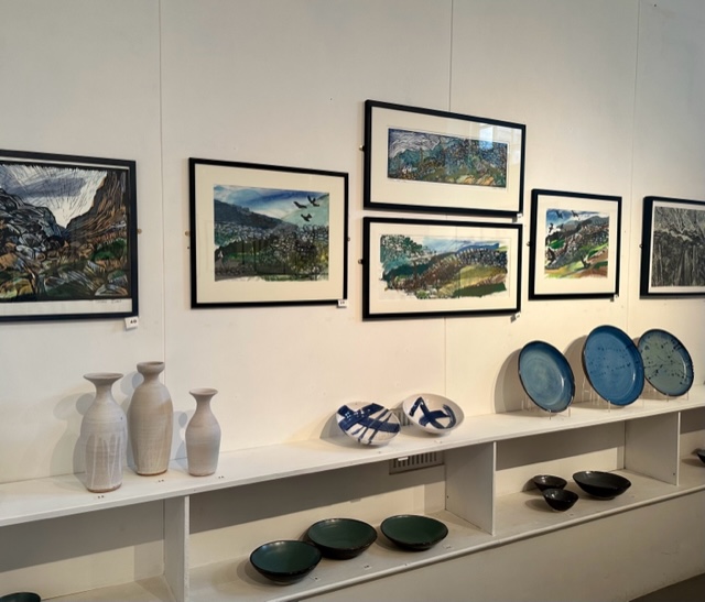 pottery and artworks by evans family
